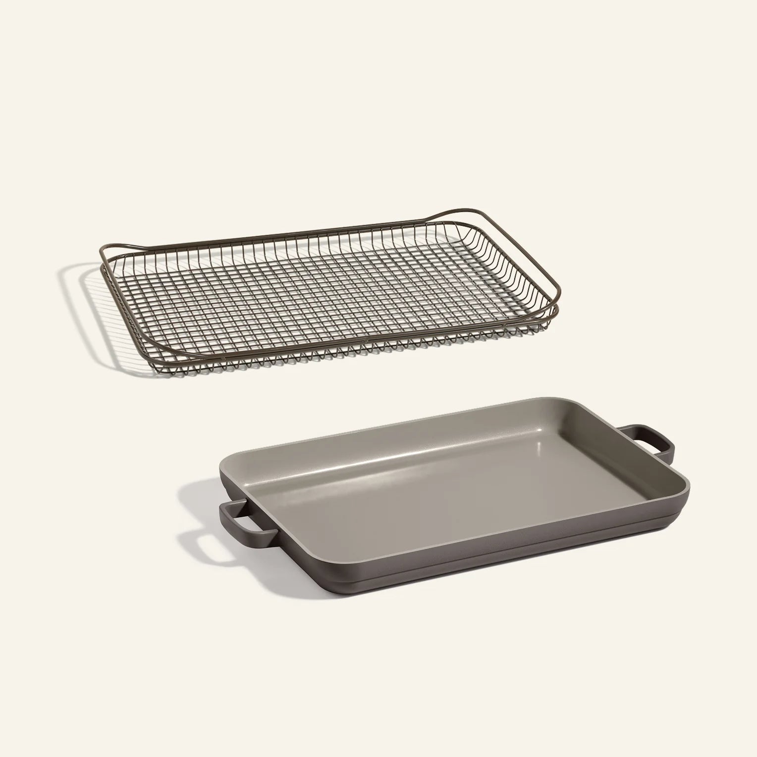 Alternative view of Oven Rack + Griddle Pan